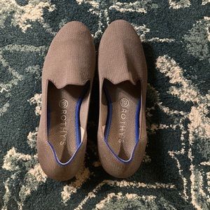 Pebble Gray Rothy’s The Loafer size 10
